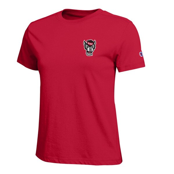 Red Ladies Short Sleeve Tee - Front